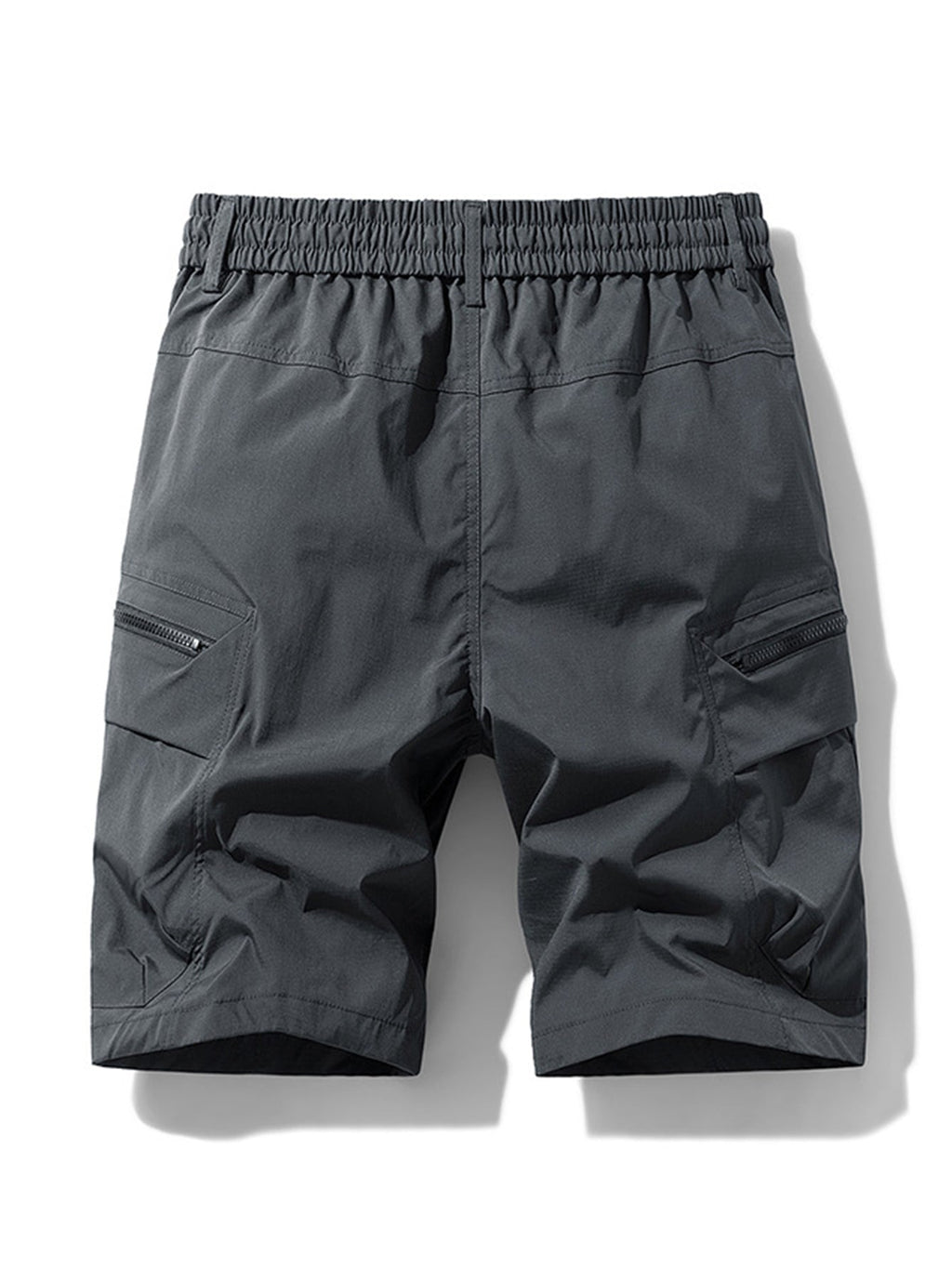 Drawstring Nylon Cargo Shorts