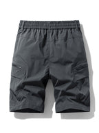 Drawstring Nylon Cargo Shorts