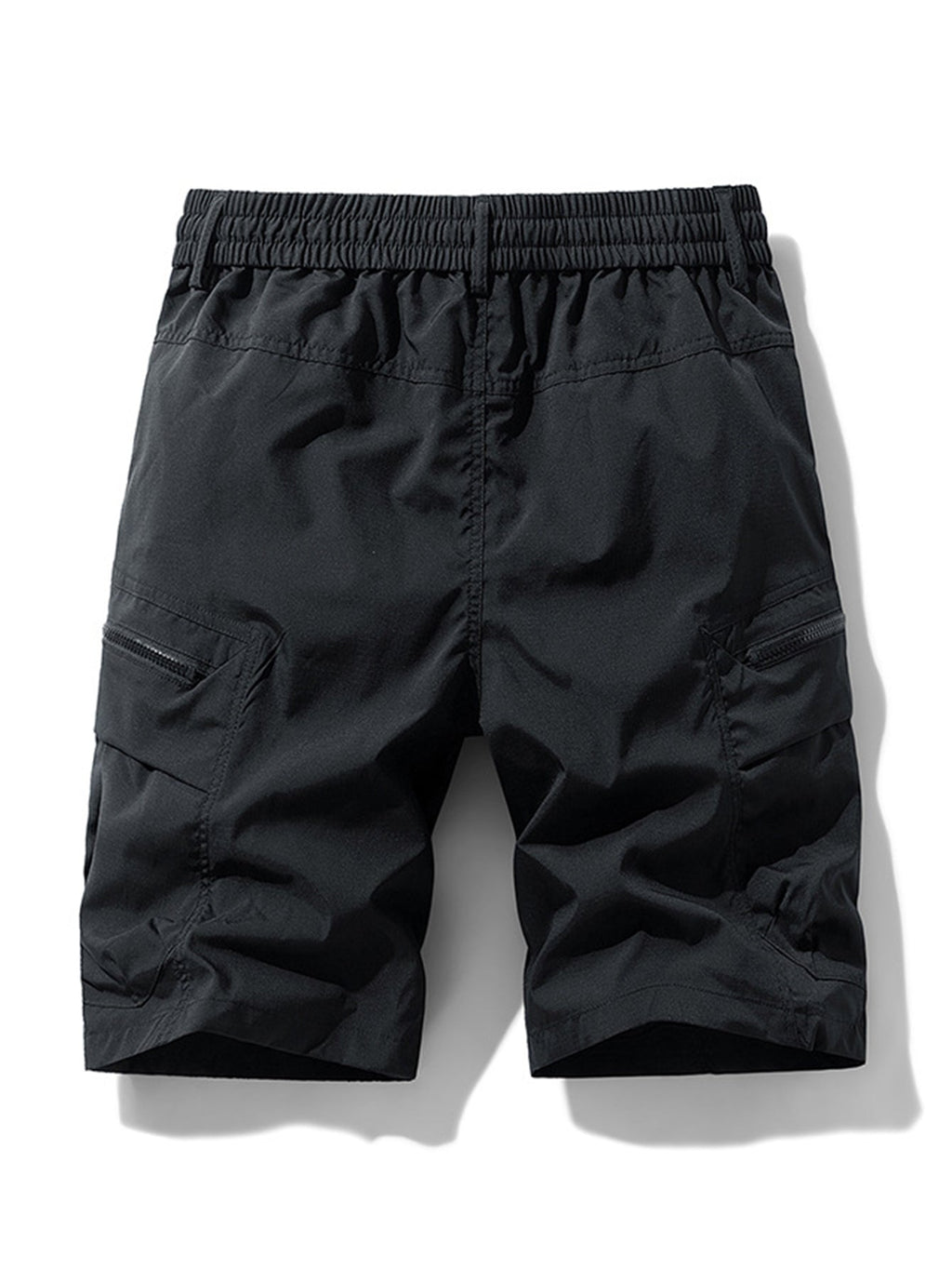 Drawstring Nylon Cargo Shorts