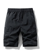 Drawstring Nylon Cargo Shorts