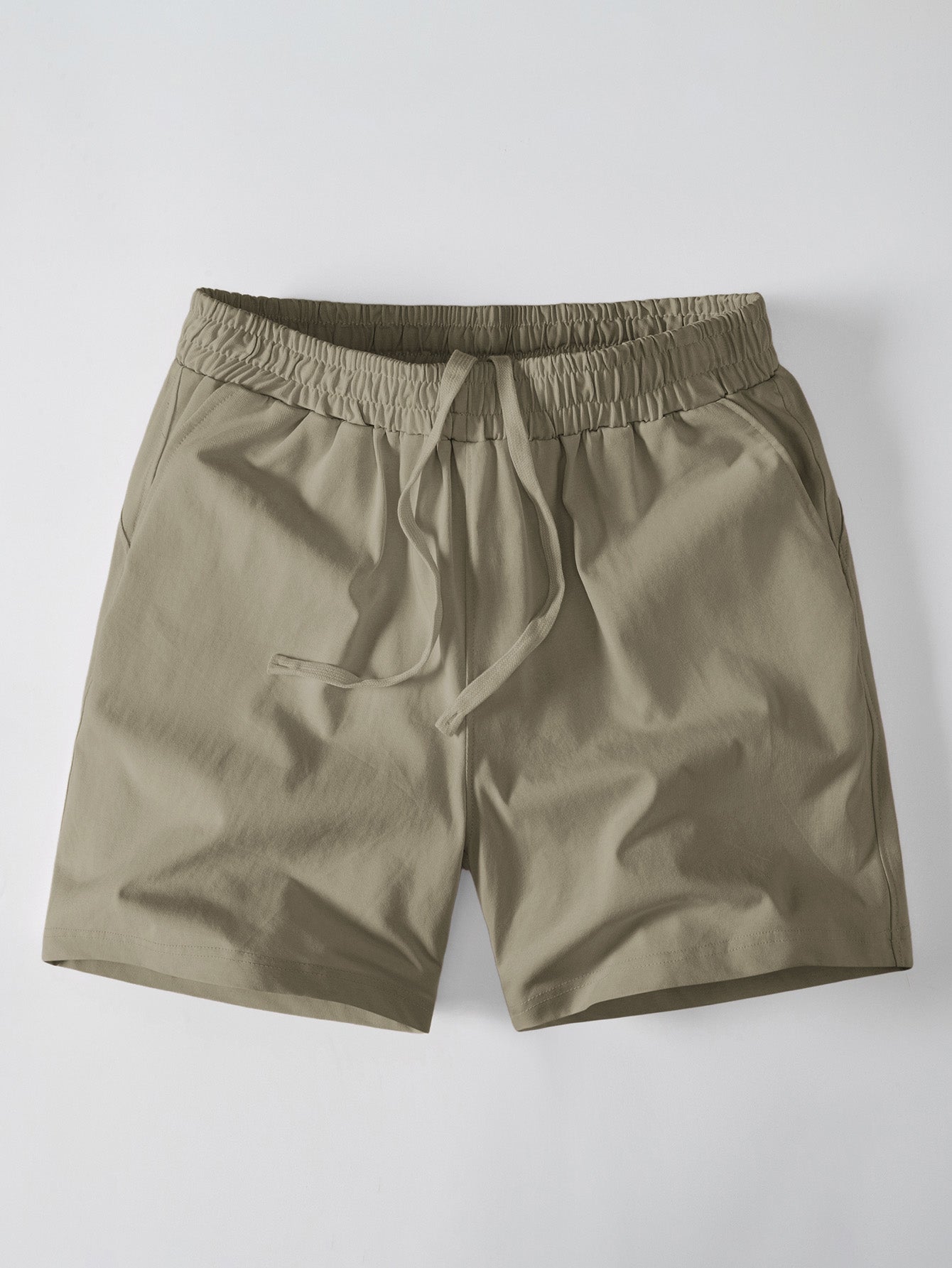 Relax Fit Crew Collar T-Shirt & Drawstring Jersey 7" Shorts