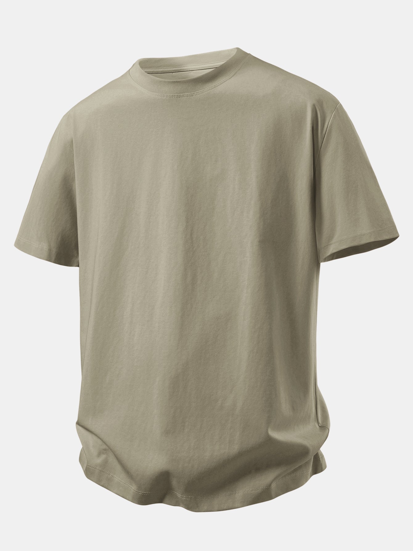 Relax Fit Crew Collar T-Shirt & Drawstring Jersey 7" Shorts