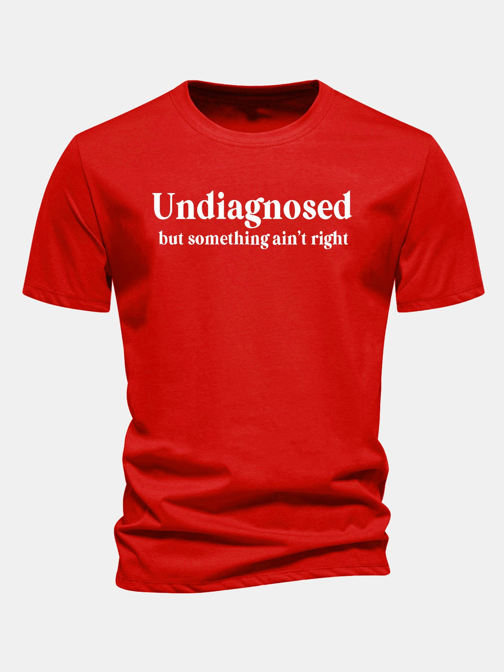 Regular Fit Undiagnosed Print Cotton T-Shirt