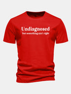 Regular Fit Undiagnosed Print Cotton T-Shirt
