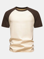 Cotton Raglan Sleeve T-Shirt