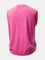 Original Motors Print Washed Distressed Tank Top