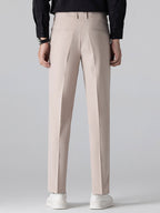Twisted Jacquard Knit Polo & Slim Fit Tapered Trousers
