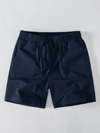 Relax Fit Crew Collar T-Shirt & Drawstring Jersey 7" Shorts