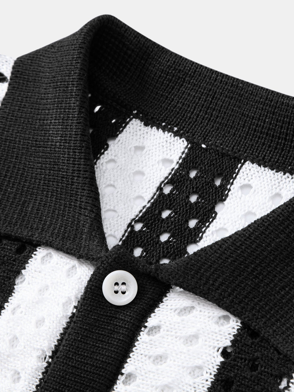 Stripe Open Knit Shirt