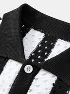 Stripe Open Knit Shirt