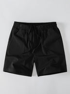 Relax Fit Crew Collar T-Shirt & Drawstring Jersey 7" Shorts