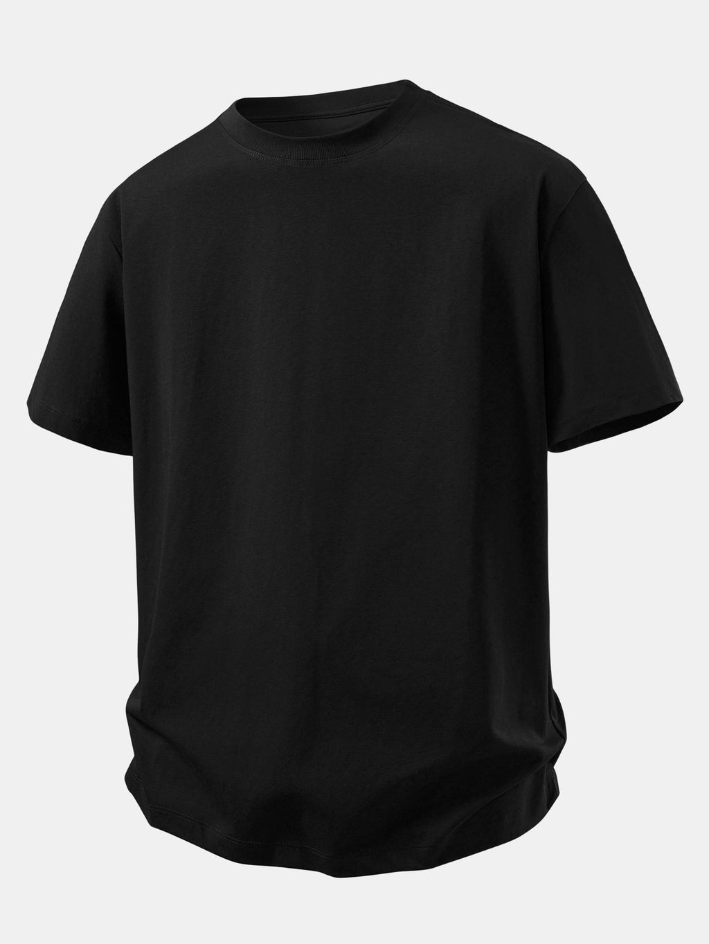 Relax Fit Crew Collar T-Shirt & Drawstring Jersey 7" Shorts