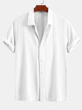 Geometric Jacquard Button Up Shirt