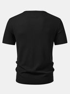 2 In 1 Waffle Henley Shirt