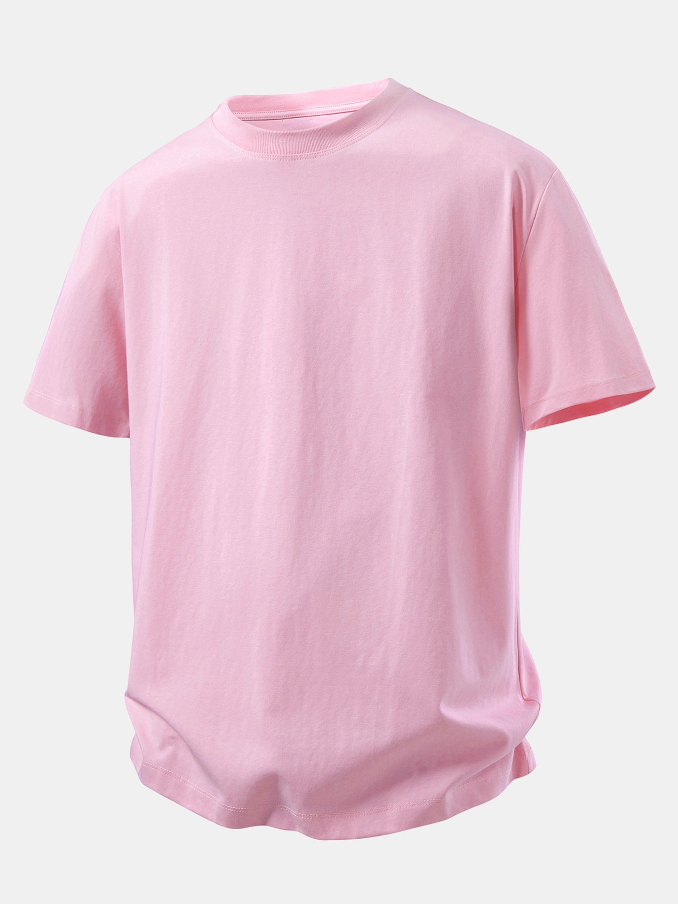 Relax Fit Crew Collar T-Shirt & Drawstring Jersey 7" Shorts