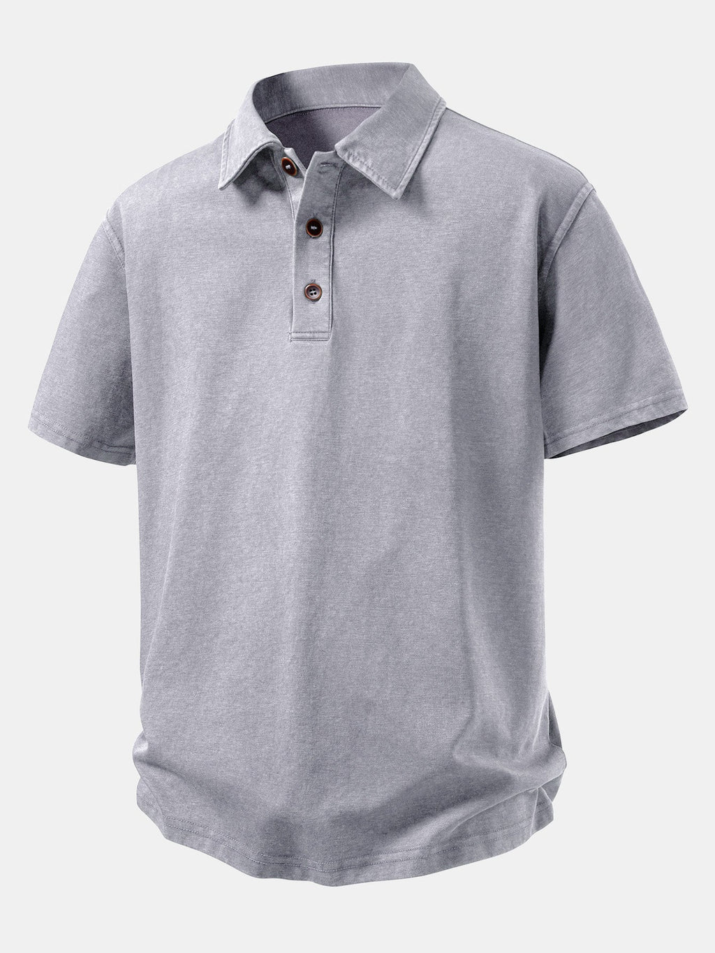 Relax Fit Washed Distressed Polo