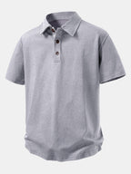 Relax Fit Washed Distressed Polo