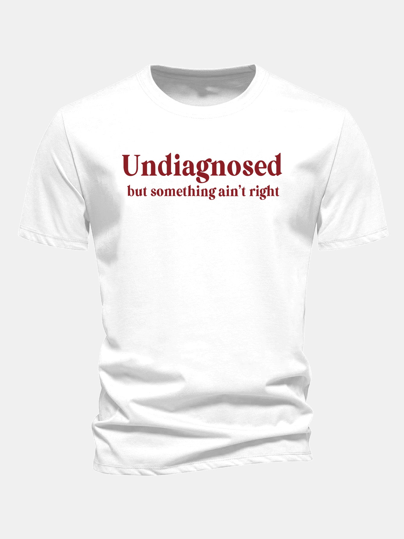Regular Fit Undiagnosed Print Cotton T-Shirt