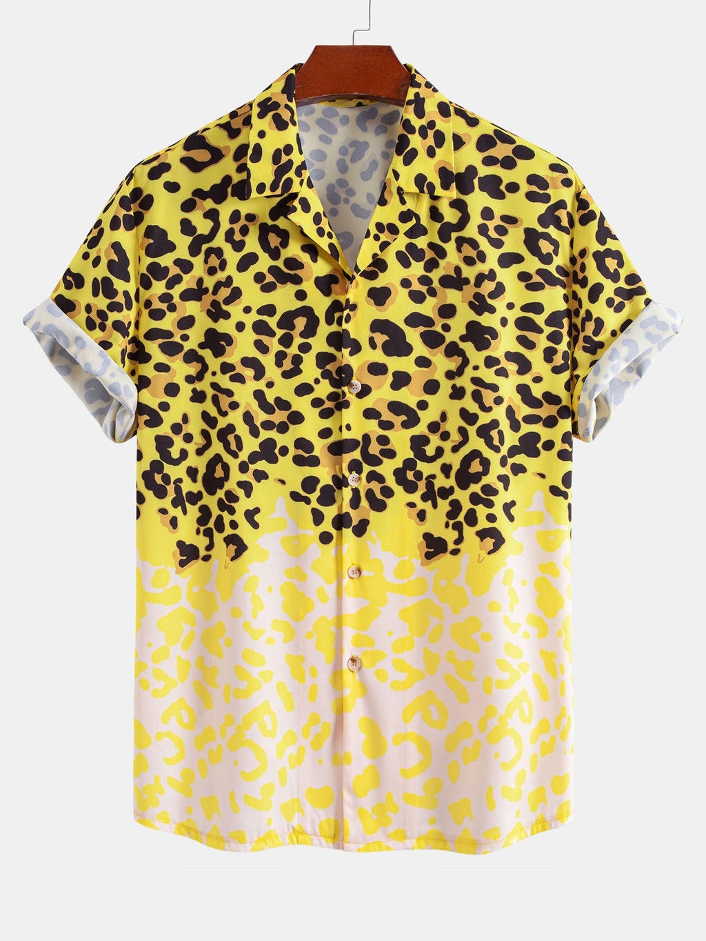 Leopard Print Button Up Shirt