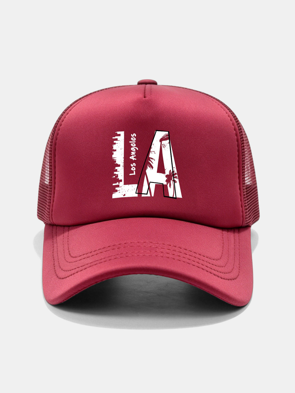 Los Angeles Print Mesh Baseball Cap