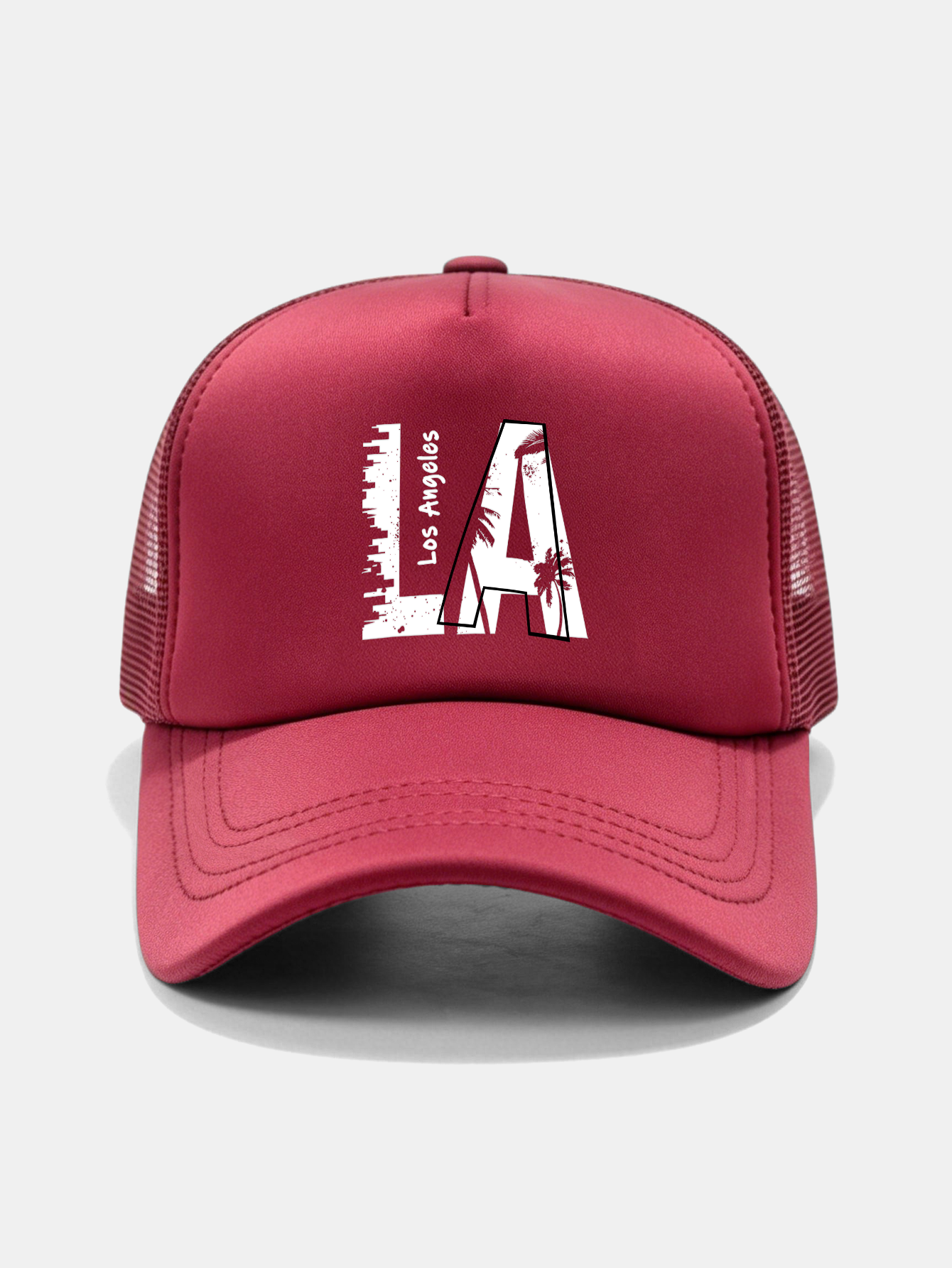 Los Angeles Print Mesh Baseball Cap