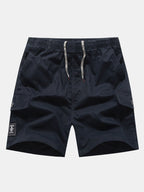 3 Pieces Chino Drawstring Cargo Shorts