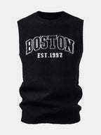 Boston Knit Tank Top Sweater