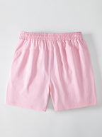 Relax Fit Crew Collar T-Shirt & Drawstring Jersey 7" Shorts