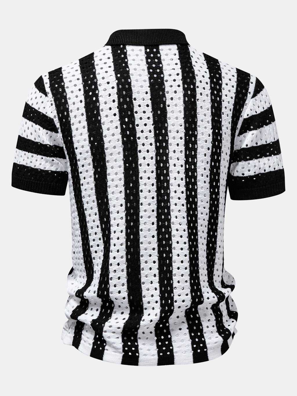 Stripe Open Knit Shirt