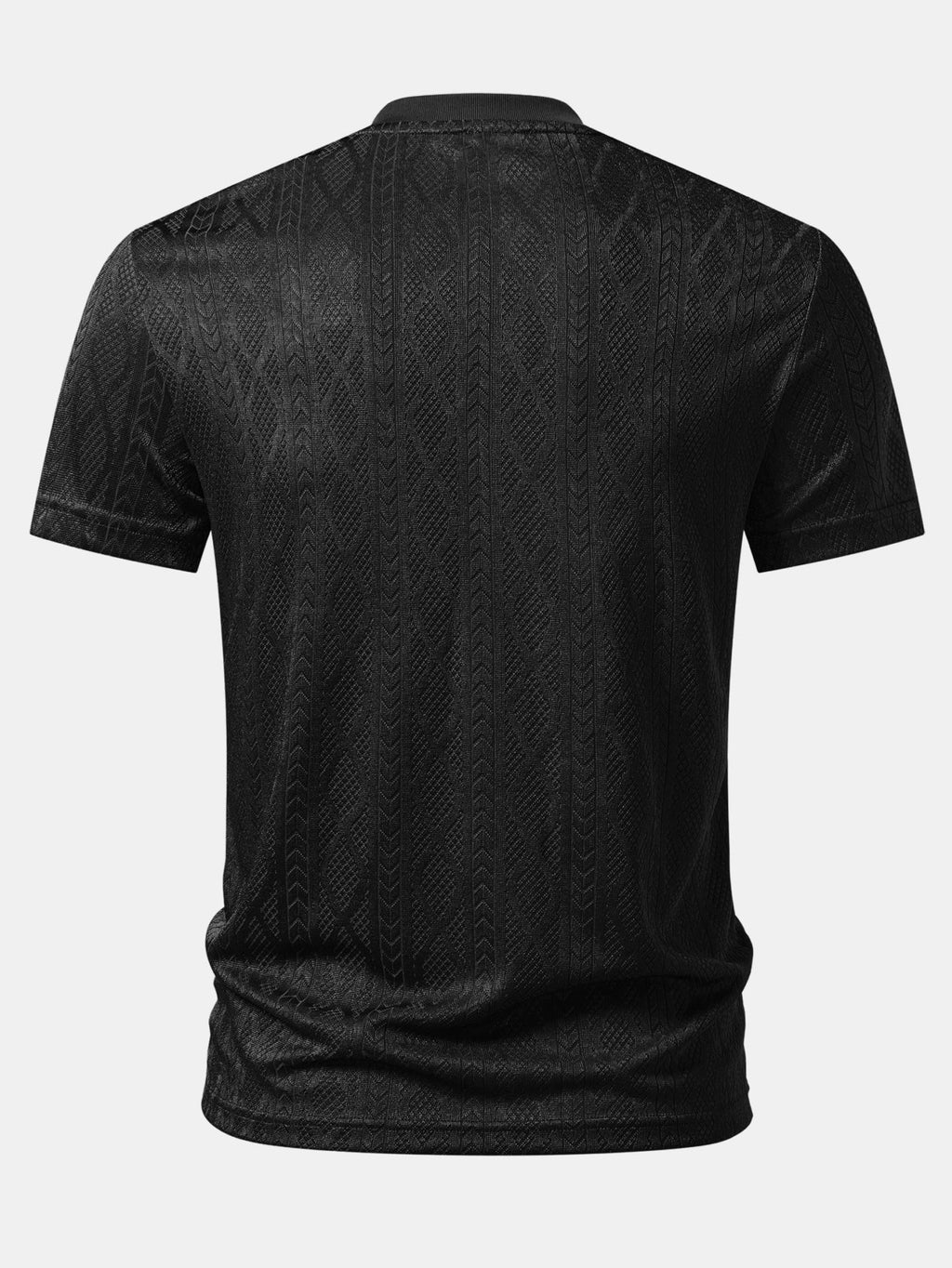 Geometry Jacquard Knit T-Shirt