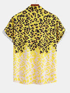 Leopard Print Button Up Shirt