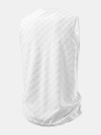Checkerboard Jacquard Tank Top