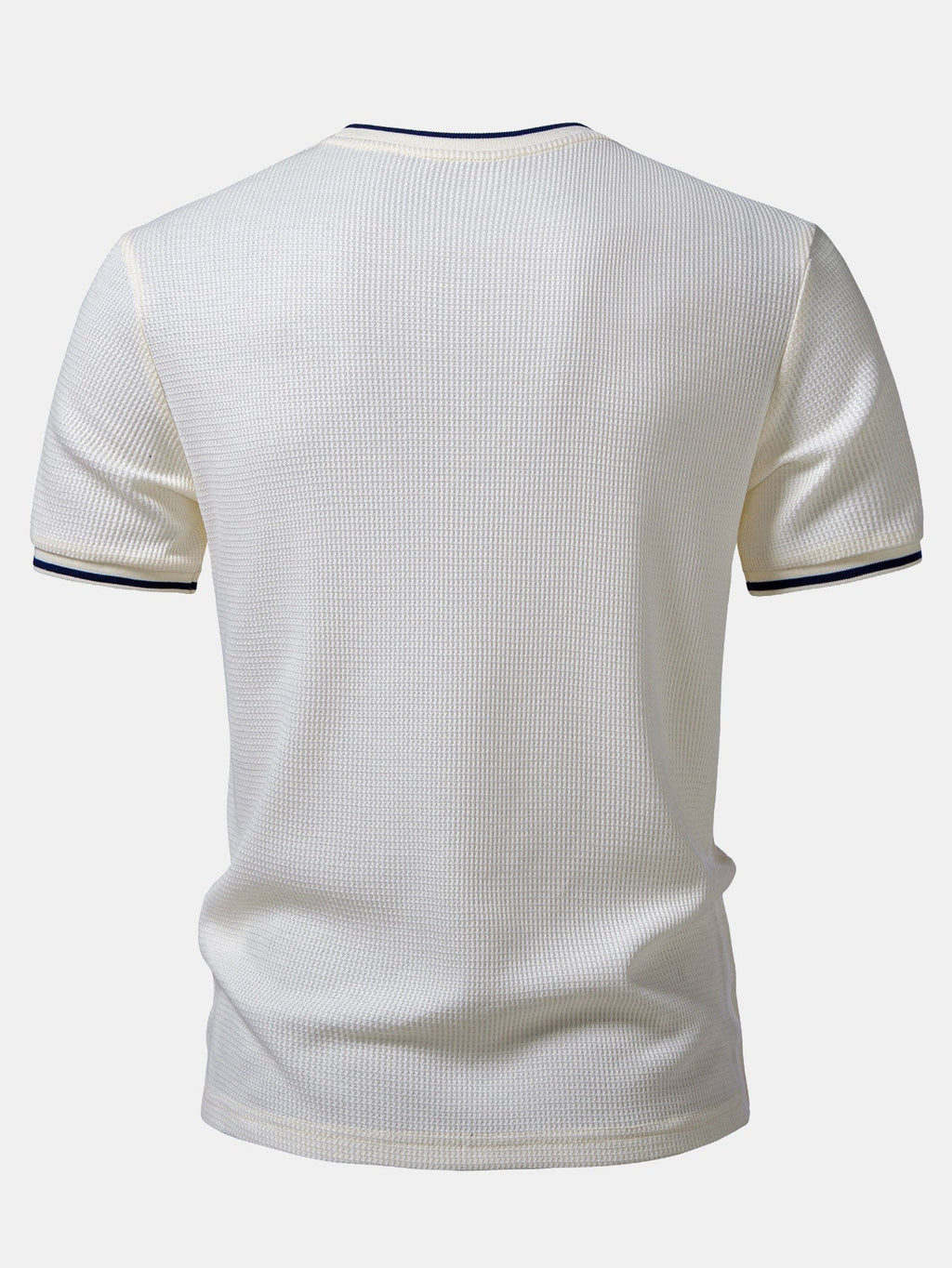Contrast Trim Waffle Ringer T-Shirt