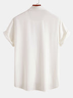 Rose Lip Print Button Up Shirt