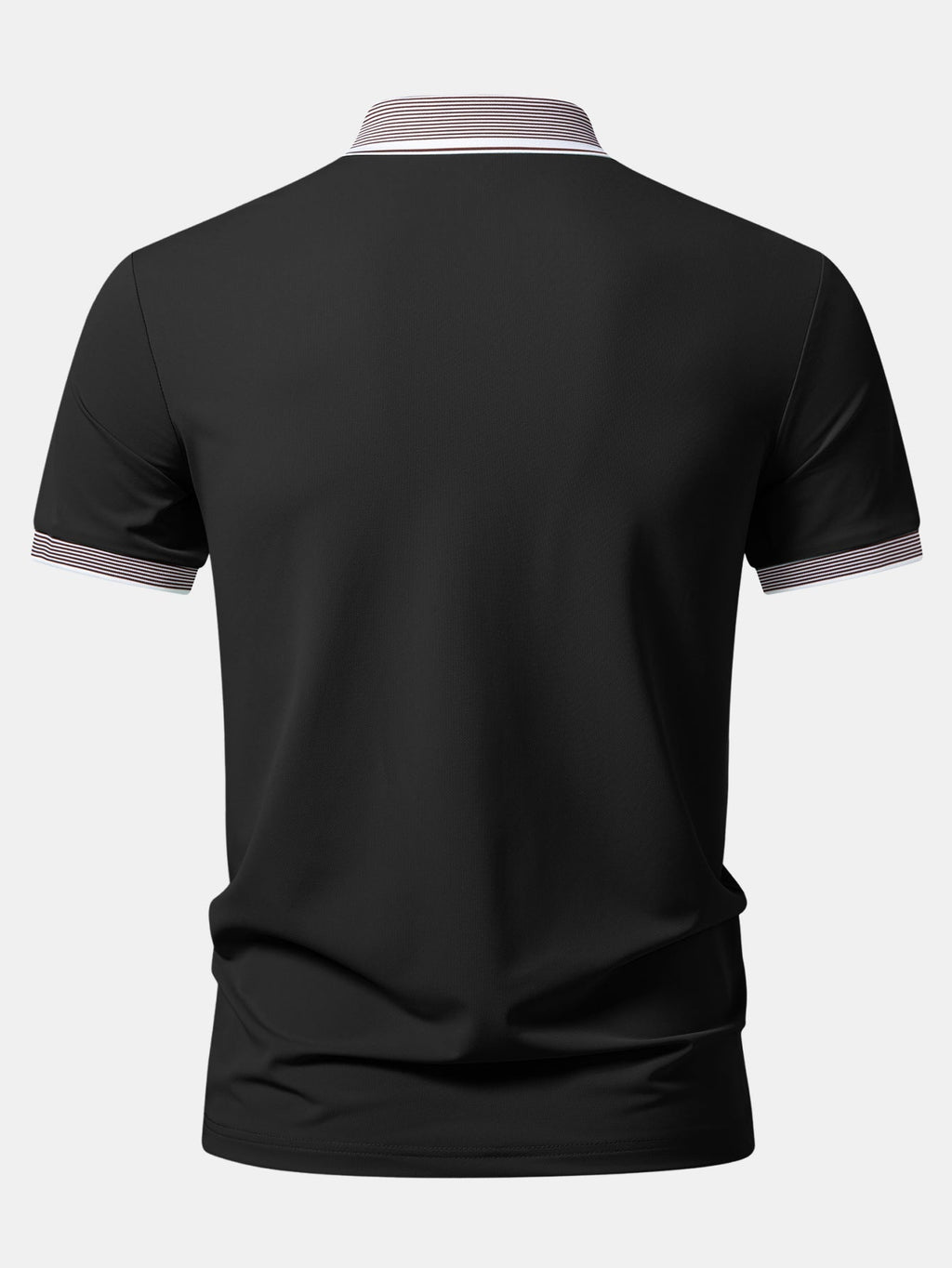 Contrast Stripe Trim Polo