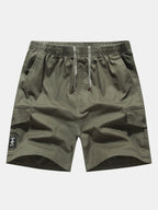 3 Pieces Chino Drawstring Cargo Shorts