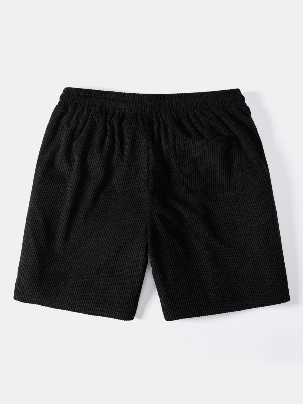 Tribal Geometric Print Patchwork Corduroy Shorts