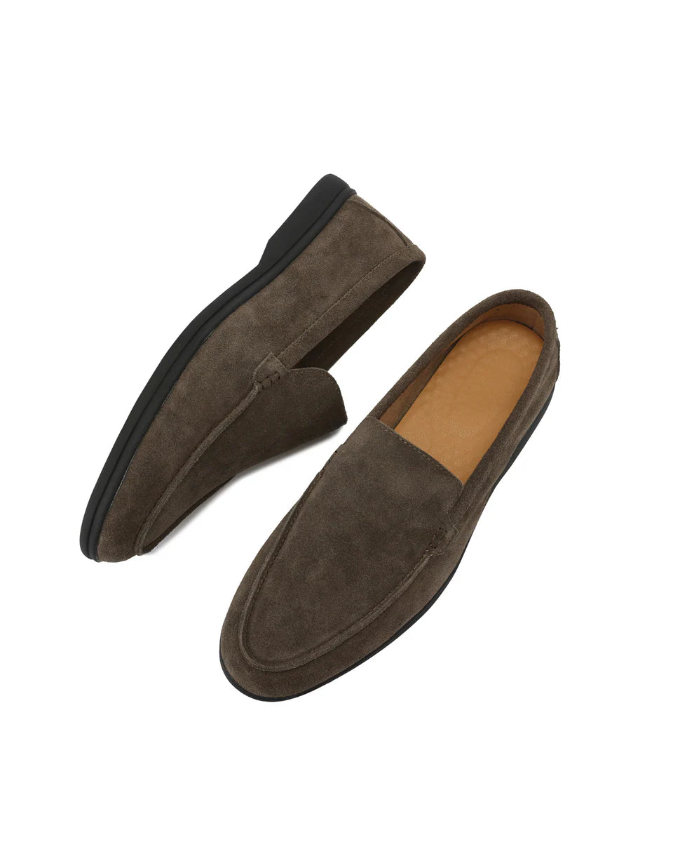 Mocassini in Suede - Suole Nere