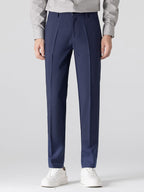 Contrast Geometry Jacquard Knit Polo & Slim Fit Tapered Trousers