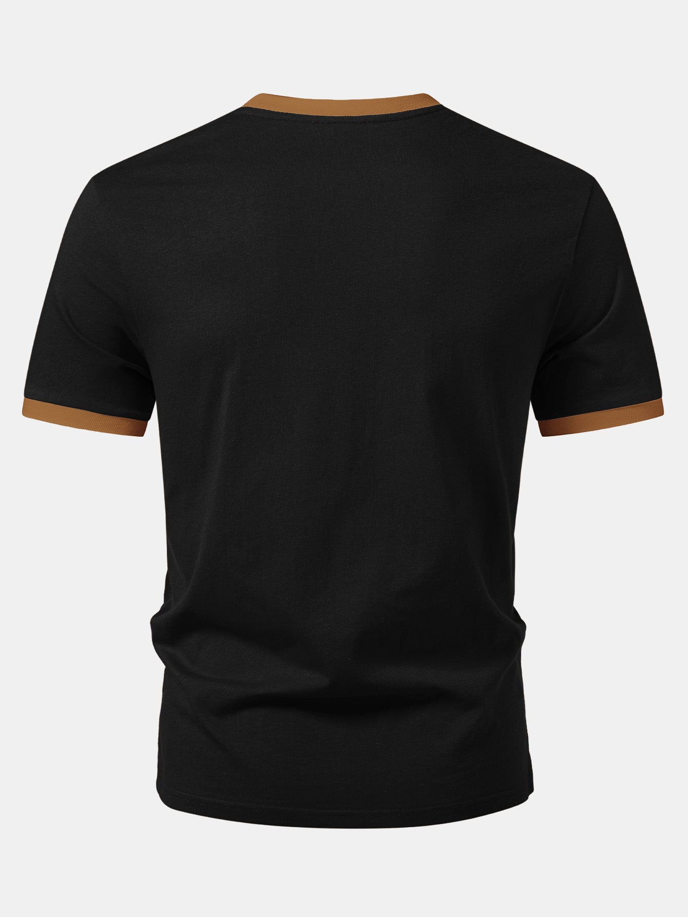 Cassette Tape Print Contrast Ringer T-Shirt