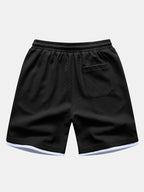 Relax Fit 2 In 1 Waffle Crew Collar T-Shirt & Waffle 7″‌ Shorts