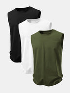 3 Pieces Basic Cotton Tank Top