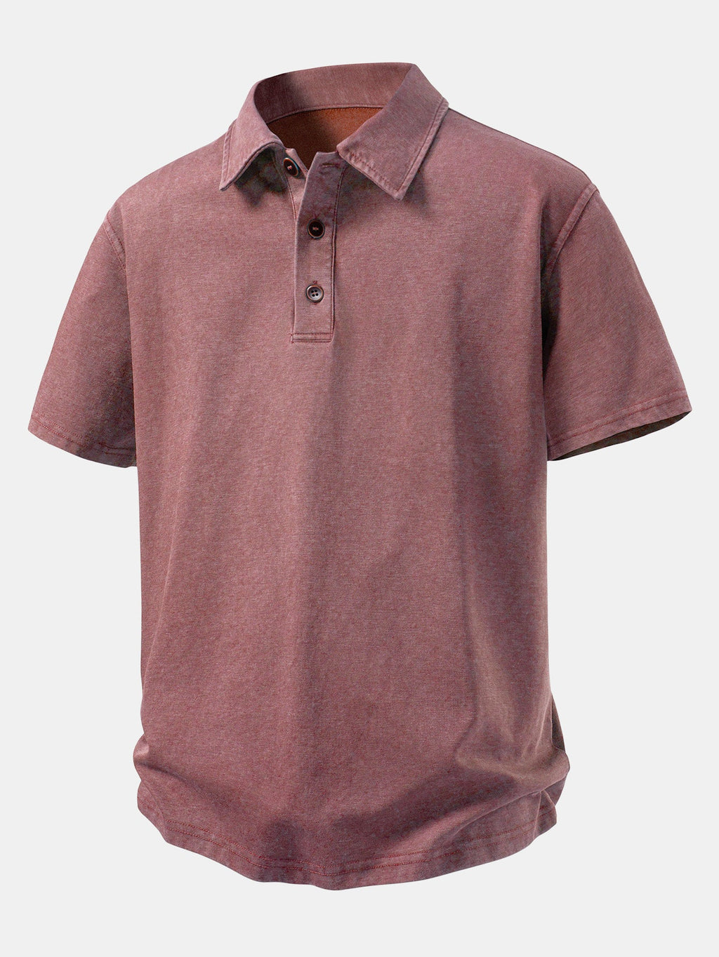 Relax Fit Washed Distressed Polo