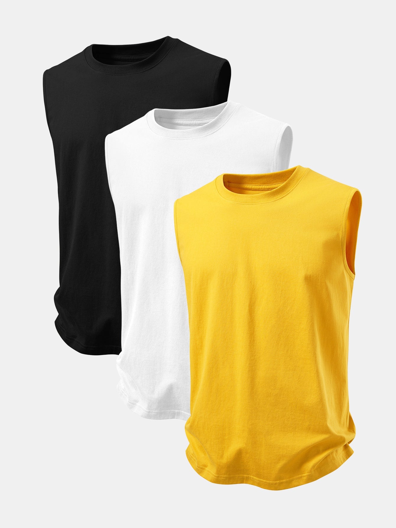 3 Pieces Basic Cotton Tank Top