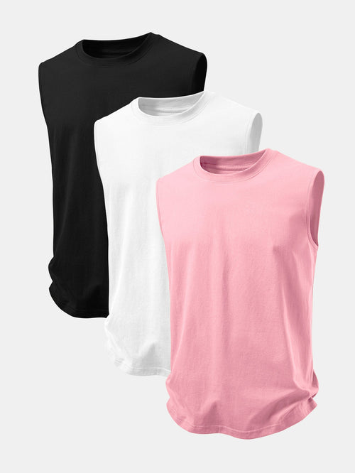 3 Pieces Basic Cotton Tank Top
