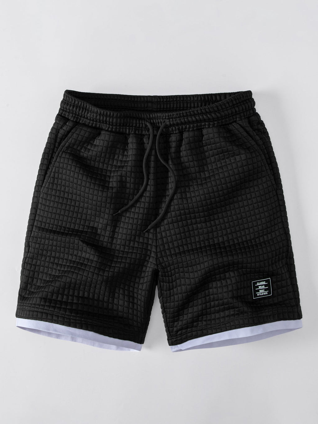 Waffle 2 In 1 Drawstring 7" Shorts