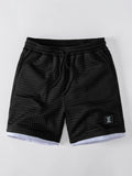 Waffle 2 In 1 Drawstring 7" Shorts