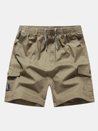 3 Pieces Chino Drawstring Cargo Shorts