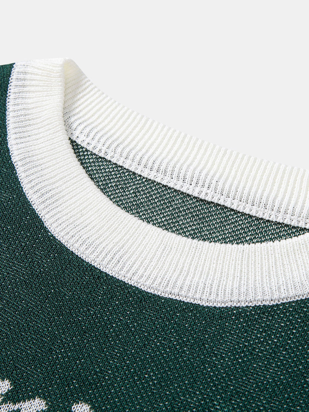 Contrast Number 7 Knit T-Shirt