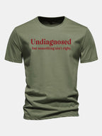 Regular Fit Undiagnosed Print Cotton T-Shirt